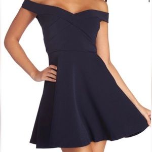 Windsor Navy Dress